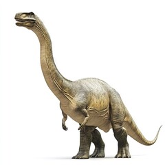 Obraz premium Photo of Dinosaur Diplodocus isolated on white background