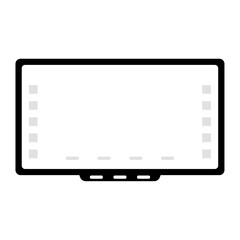 Touchscreen whiteboard icon
