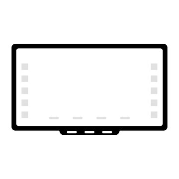 Touchscreen whiteboard icon