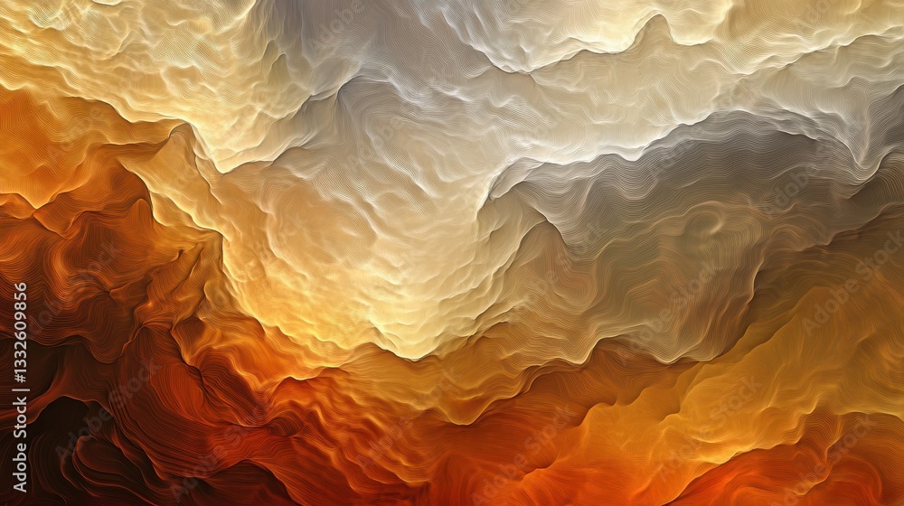 Poster beautiful gradient background with texture of irregular curved lines, background with high artistic 