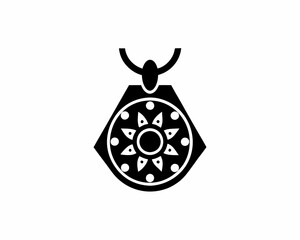 creative details Pendant Icon vector illustration 