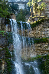 Obraz premium Grande Cascade im Cirque de Saint-Même, Chartreuse