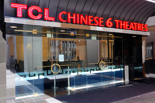 Hollywood,Los Angeles, California &ndash; March 8, 2025: Grauman's TCL Chinese Theatre at OVATION Hollywood on Hollywood Blvd