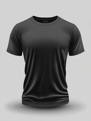  black t-shirt side view