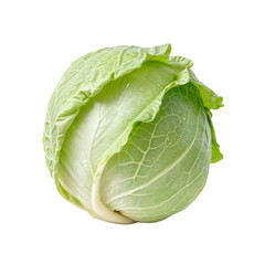 Obraz premium Fresh round cabbage with green leaves, healthy and nutritious vegetable isolated on black background, organic food, raw cabbage for cooking