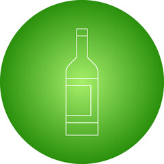 Drink Bottle icon single vector illustration