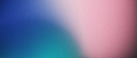 Dark blue pink black abstract grainy background, with a glowing vibrant color gradient, noise texture perfect for poster banner wallpaper and cover design