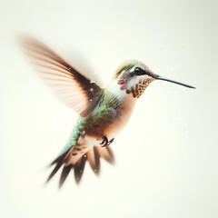 Graceful Hummingbird in Flight