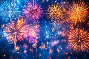 Spectacular Fireworks Event Background