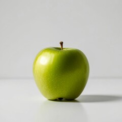 Granny smith apple. Green apple isolated on white background 