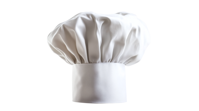 Burundi chef hat cut out. Isolated on a transparent background.