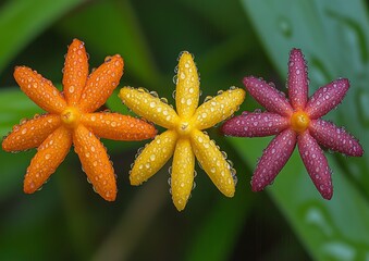 Macro Photography Showcasing the Beauty of Jewel Orchid Flowers