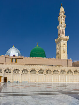 The Green Dome of Al-Masjid an-Nabawi, Medina