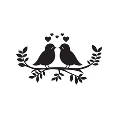 Humming bird silhouette icon vector art illustration design