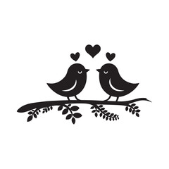 Humming bird silhouette icon vector art illustration design