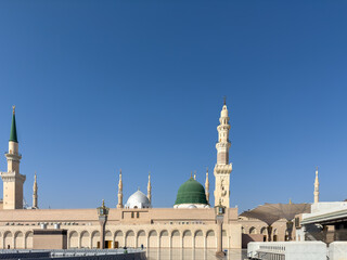 The Green Dome of Al-Masjid an-Nabawi, Medina