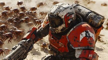 Obraz premium machine gun