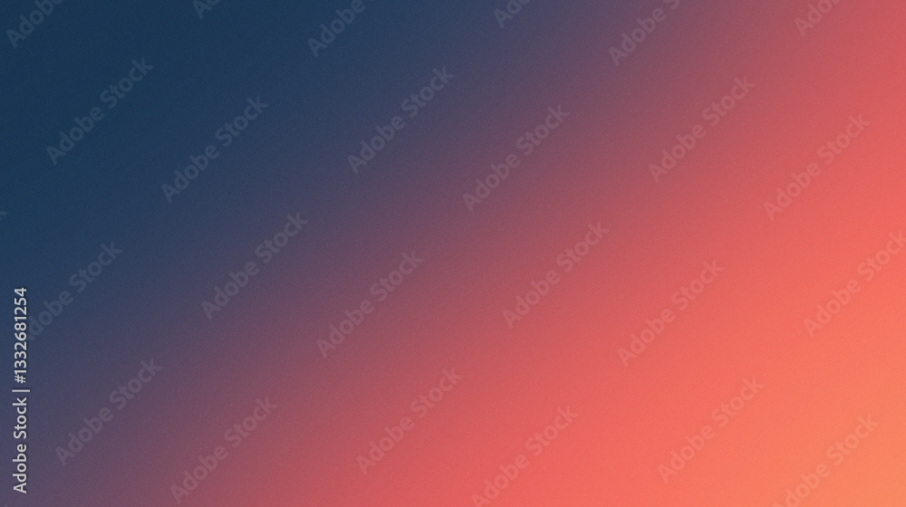 Aufkleber gradient background in shades of blue and orange, abstract design for modern web and graphic project