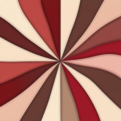 Colorful Spiral Design Featuring Deep Reds and Soft Pinks in a Circular Pattern