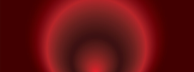 Abstract Dark Red Glowing Circular Gradient Background