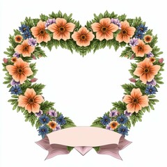 Heart-shaped Floral Arrangement Featuring Pastel Daisies and Bright Orange Blooms for Special Occasions