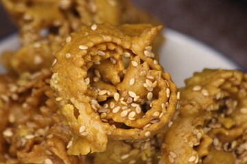 Moroccan Pastry Known as Chebakia