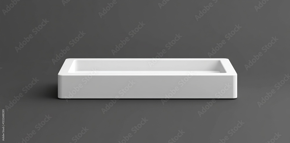Poster a bright rectangular light source lights up a dark area, creating a stark contrast. the smooth surfa