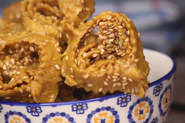 Moroccan Pastry Known as Chebakia