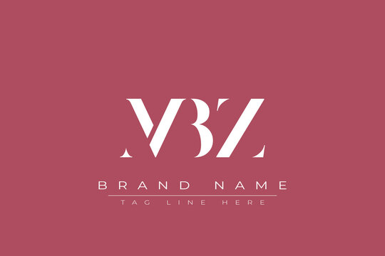 MBZ abstract letter logo design. This logo is designed by three abstract letters.