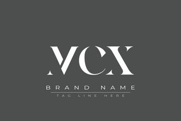 Obraz premium MCX abstract letter logo design. This logo is designed by three abstract letters.