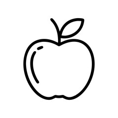apple icon, apple flat illustration - simple vector illustration of apple , perfect for icons and logos