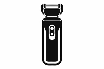 electric shaver line art silhouette vector illustration