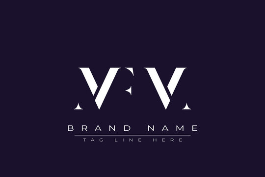 MFM abstract letter logo design. This logo is designed by three abstract letters.