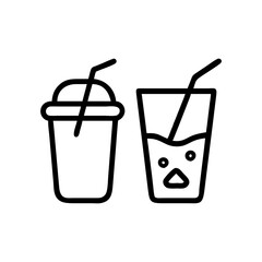 beverages icon, beverages flat illustration - simple vector illustration of beverages , perfect for icons and logos