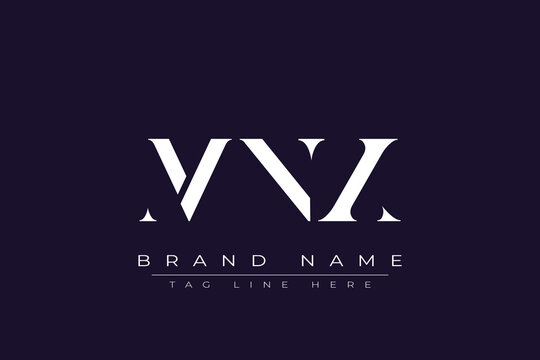 MNX abstract letter logo design. This logo is designed by three abstract letters.