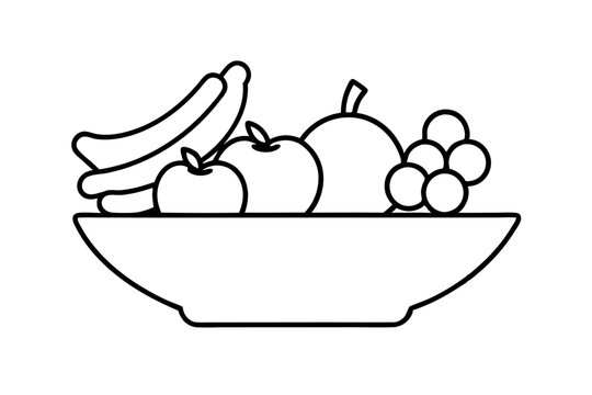 recommend clip art: Tropical Fruit Bowl SVG – Orange, Banana, Grapes Vector Illustration
                    
                    
