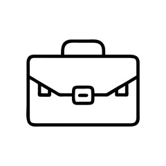 business suitcase icon, business suitcase flat illustration - simple vector illustration of business suitcase , perfect for icons and logos