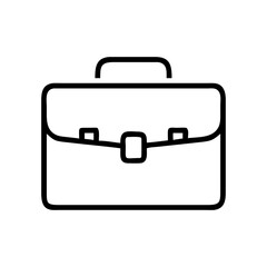 business suitcase icon, business suitcase flat illustration - simple vector illustration of business suitcase , perfect for icons and logos