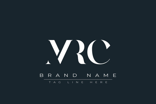 MRC abstract letter logo design. This logo is designed by three abstract letters.