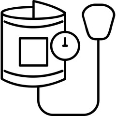 Blood pressure gauge Icon