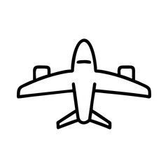 airplane icon, airplane flat illustration - simple vector illustration of airplane , perfect for icons and logos