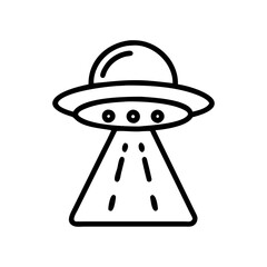 alien life ufos icon, alien life ufos flat illustration - simple vector illustration of alien life ufos , perfect for icons and logos