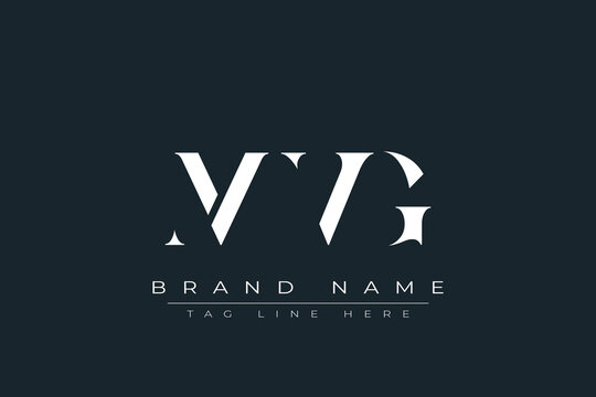 MVG abstract letter logo design. This logo is designed by three abstract letters.