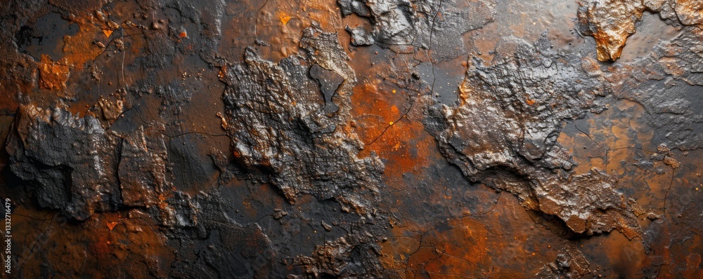 Poster high-end product display background with seamless stone texture and deep natural tones for luxury sh