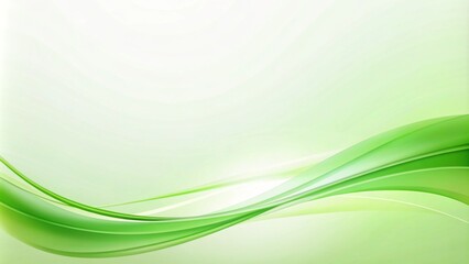 Fototapeta premium Green Curved Background Design for PowerPoint Presentations