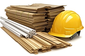 Arrangement of materials intended for renovation and construction project