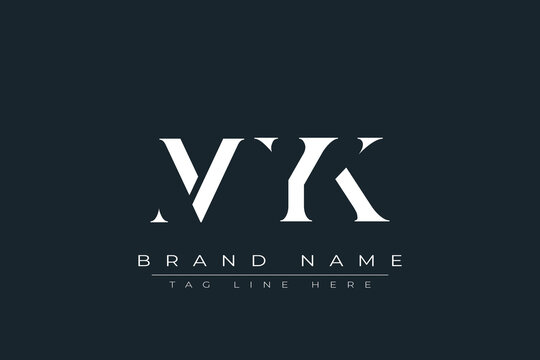 MYK abstract letter logo design. This logo is designed by three abstract letters.