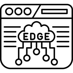 Edge computing Icon