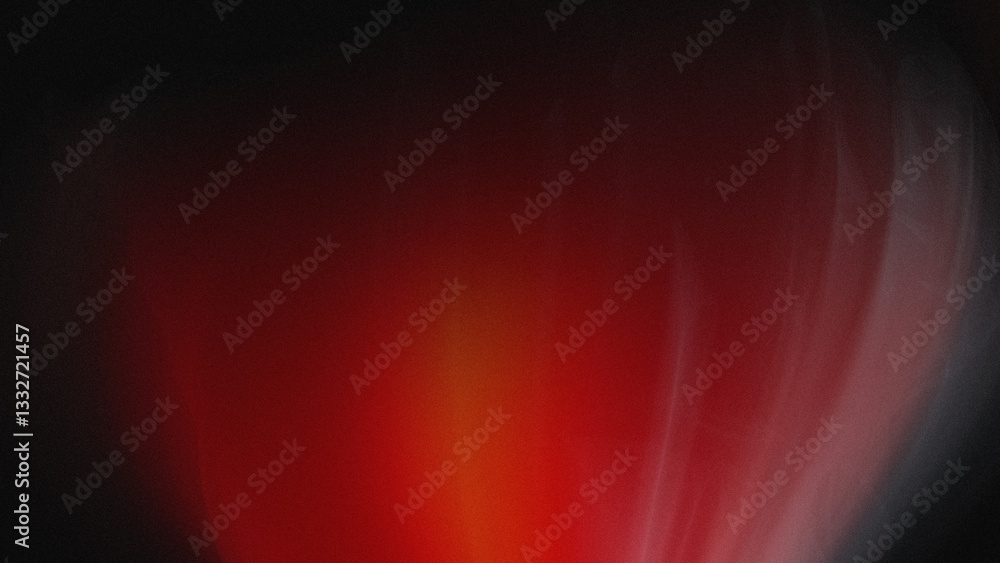 Aufkleber abstract background with dark red and orange gradient and light streaks on the right side