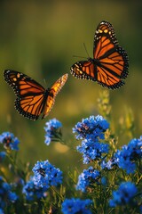 Obraz premium Butterflies in Flight